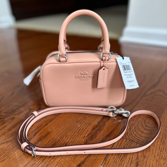 Coach Faded Blush Crossbody Satchel New with Tags - Picture 2 of 16